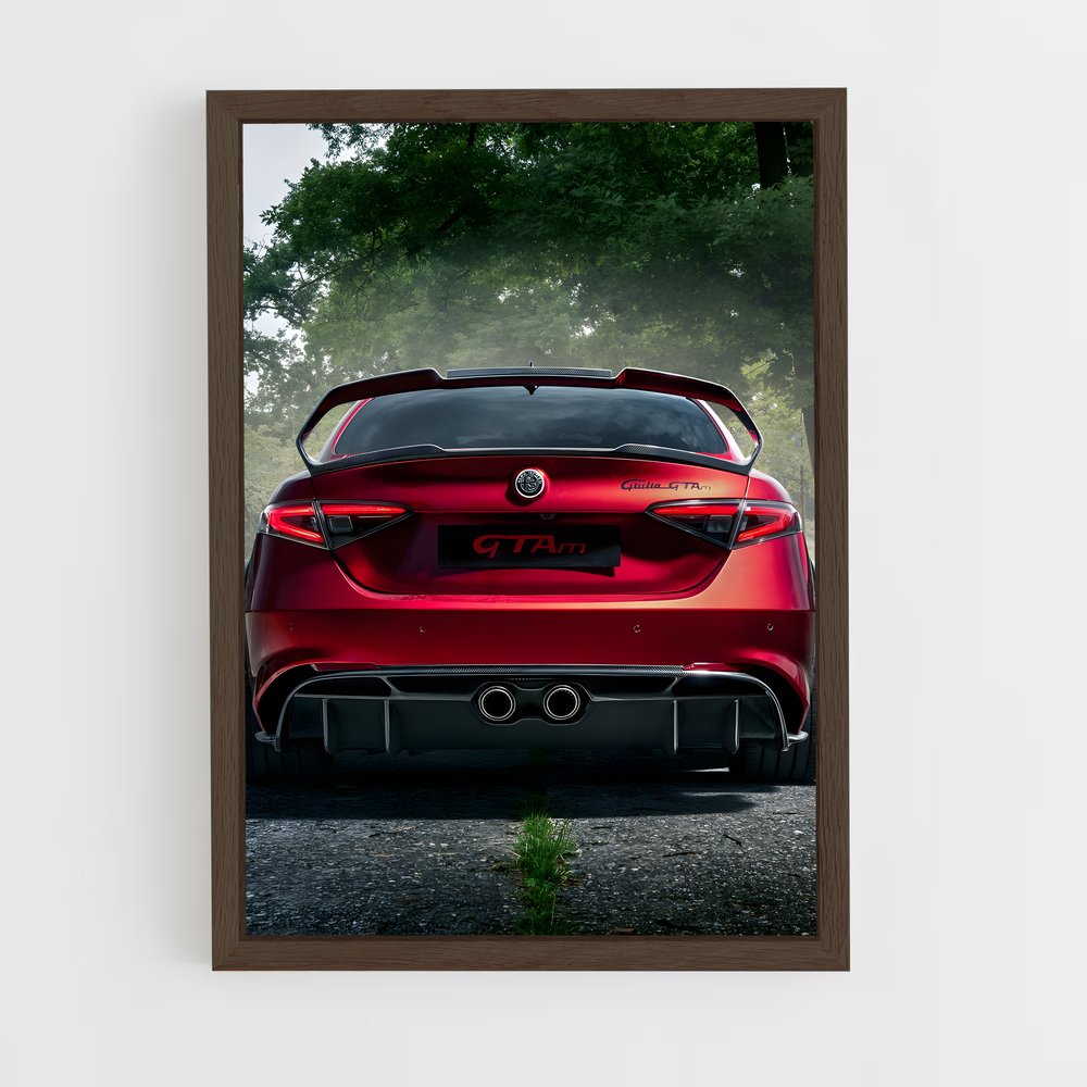 ap-giulia gtam-5 cadre Bois foncé