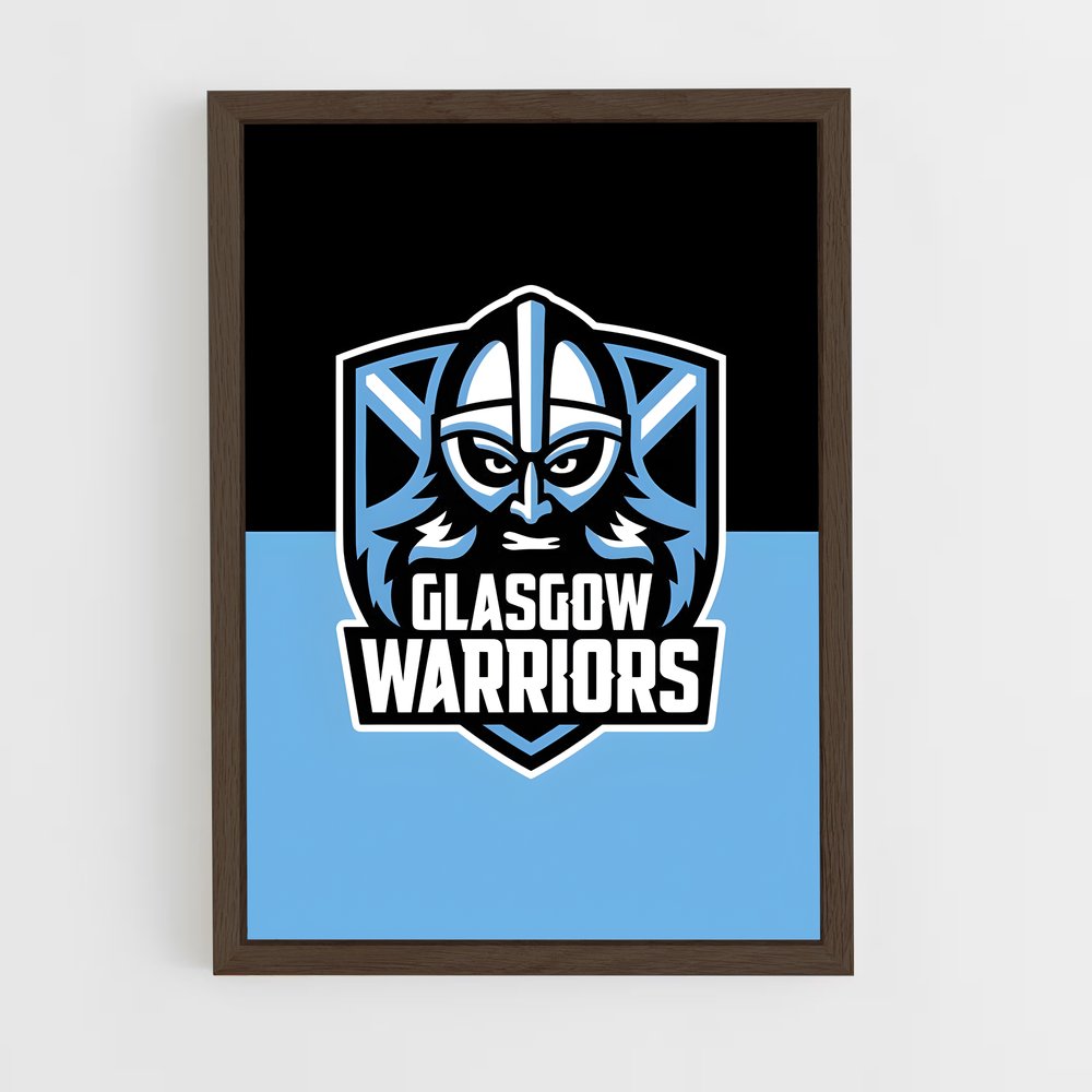 ap-glasgow warriors-1 cadre Bois foncé