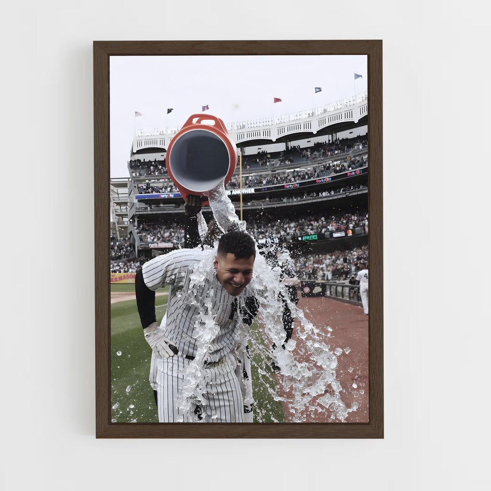 ap-gleyber torres-5 cadre Bois foncé