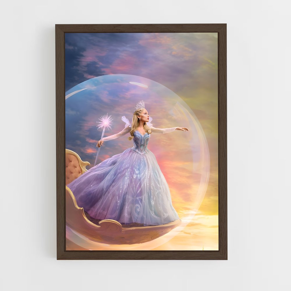 ap-glinda good witch-2 cadre Bois foncé
