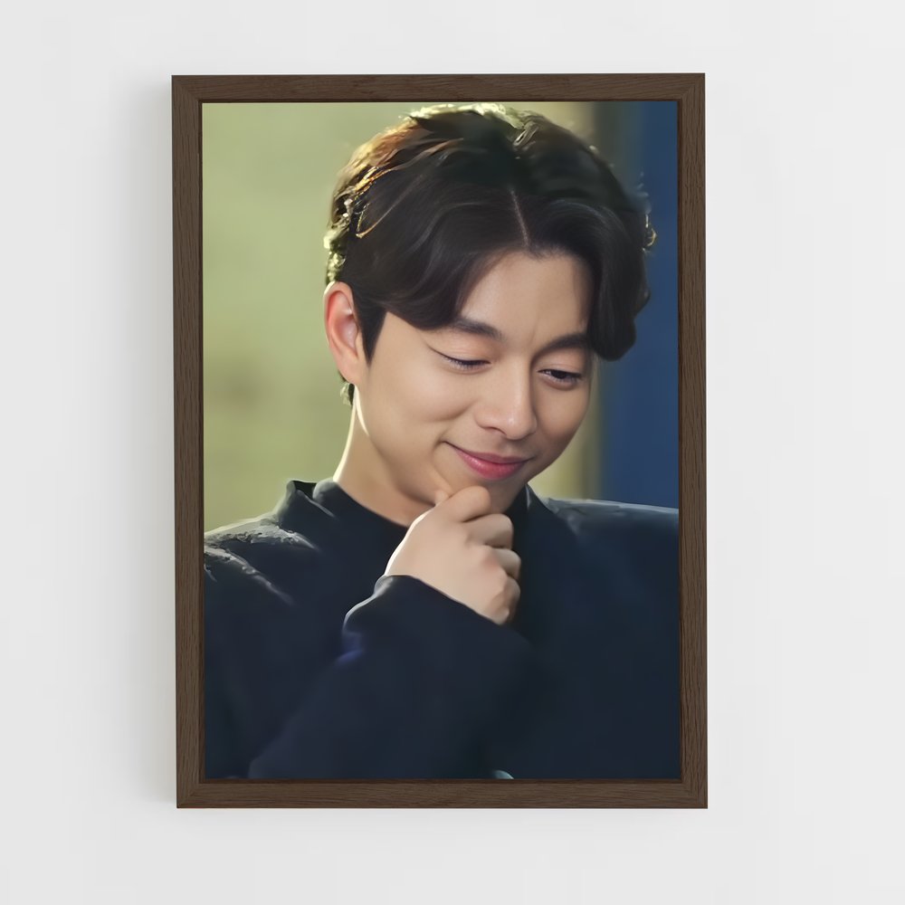 ap-gong yoo-1 cadre Bois foncé