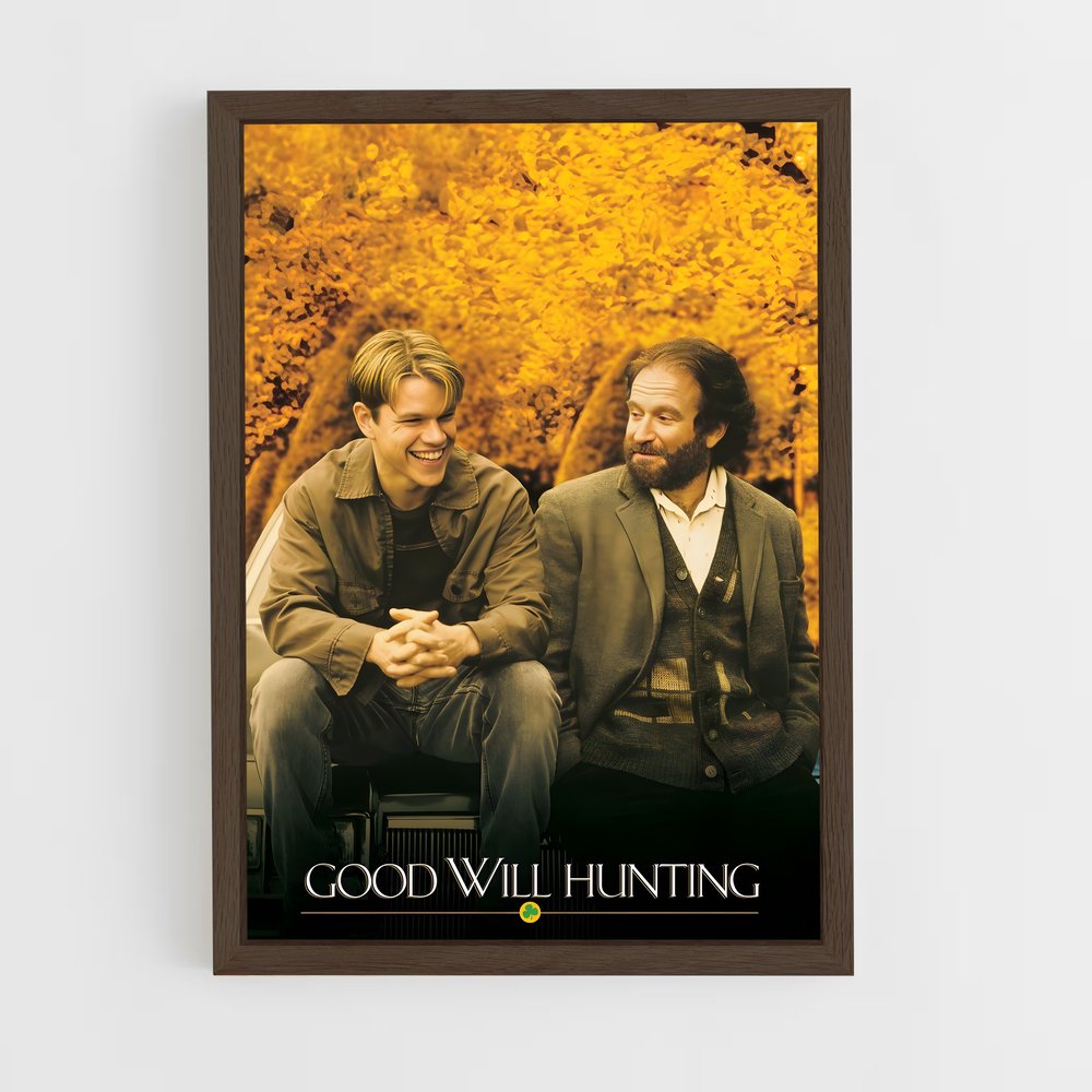 ap-good will hunting-4 cadre Bois foncé