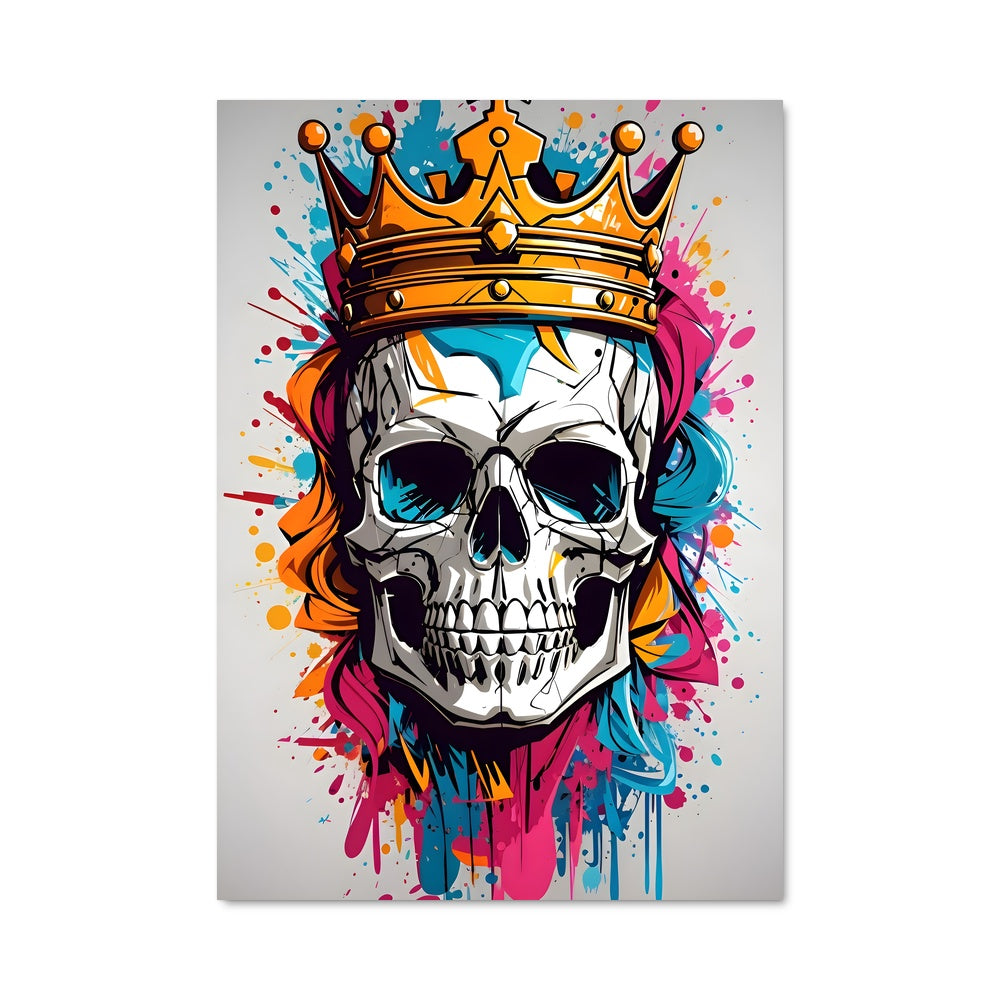 Poster Skull & Crown