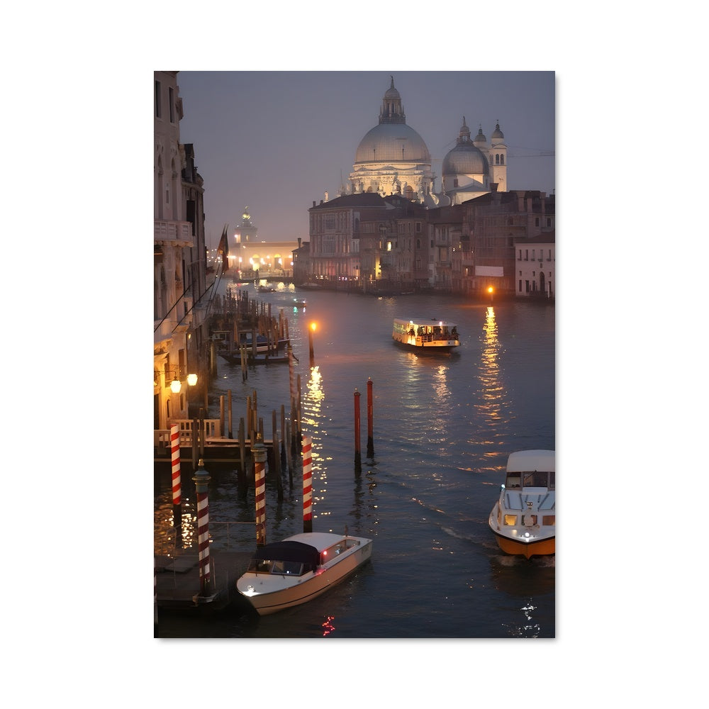 Poster Nuit Sur Le Grand Canal