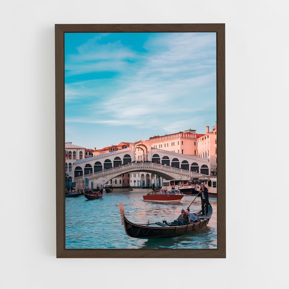 ap-grand canal-7 cadre Bois foncé