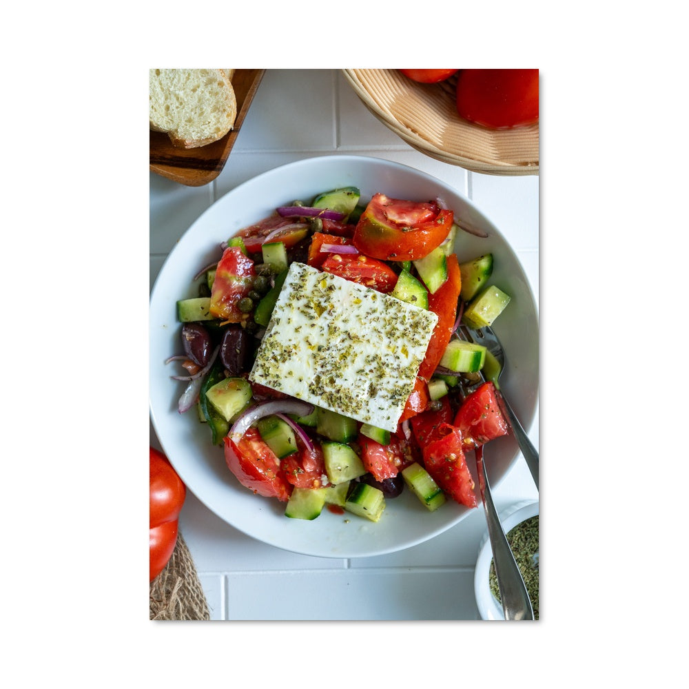 Poster Greek salad 25831