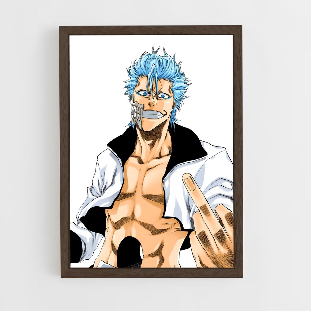 ap-grimmjow jaegerjaquez-2 cadre Bois foncé