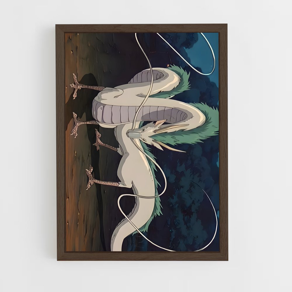 ap-haku spirited away-3 cadre Bois foncé