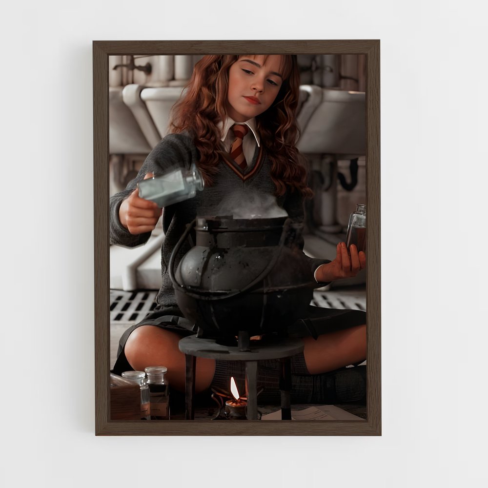 ap-harry potter-1 cadre Bois foncé