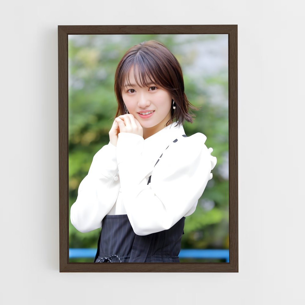 ap-haruka kudo-1 cadre Bois foncé