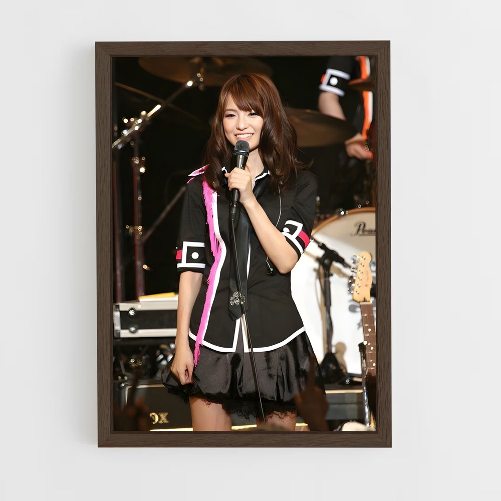 ap-haruna ono-4 cadre Bois foncé