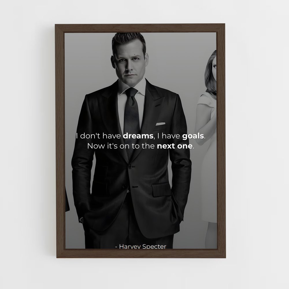 ap-harvey specter-2 cadre Bois foncé