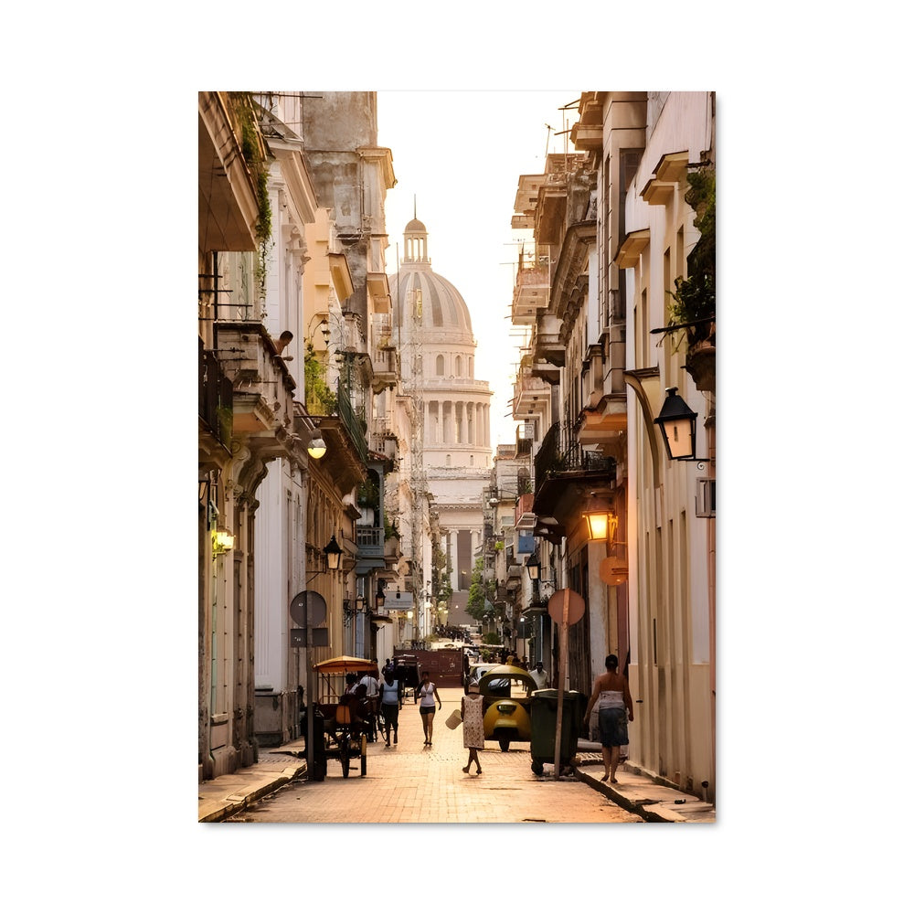 Poster Promenade à La Havane