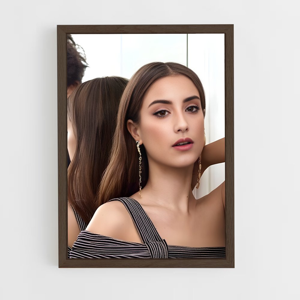 ap-hazal kaya-9 cadre Bois foncé