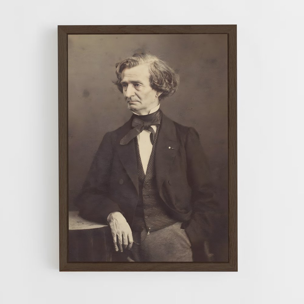 ap-hector berlioz-2 cadre Bois foncé