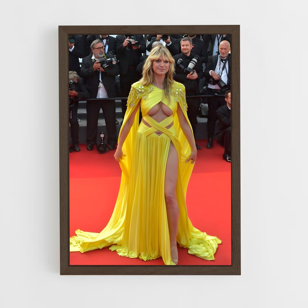 ap-heidi klum-9 cadre Bois foncé