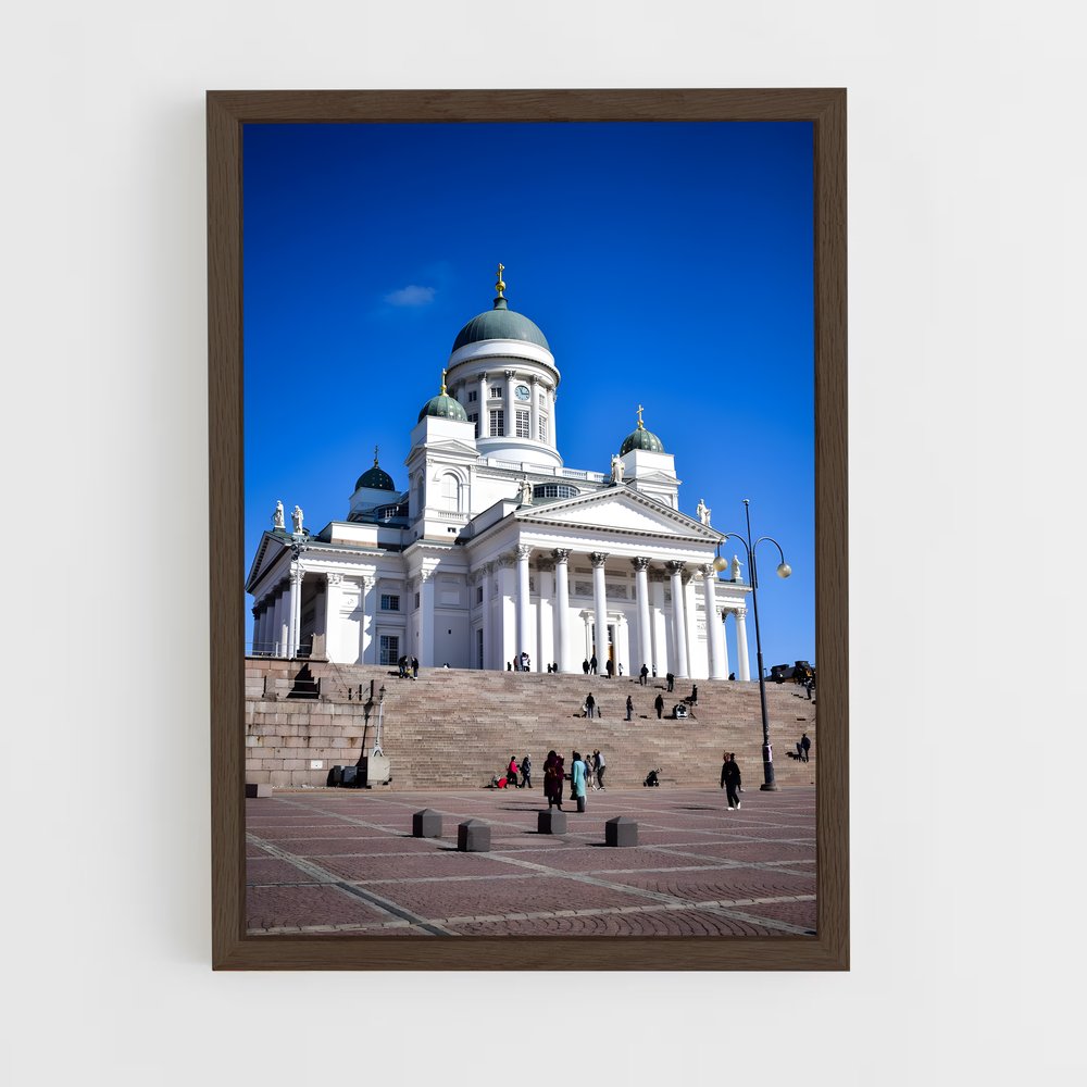 ap-helsinki cathedral-2 cadre Bois foncé