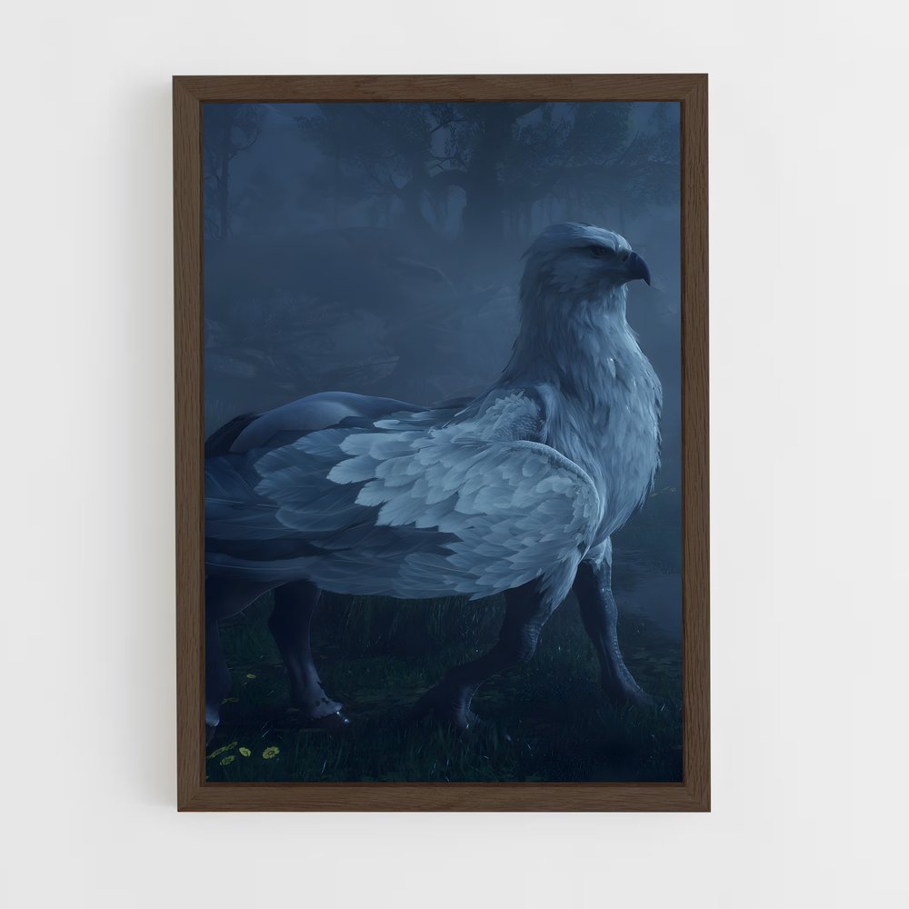 ap-hippogriff-4 cadre Bois foncé