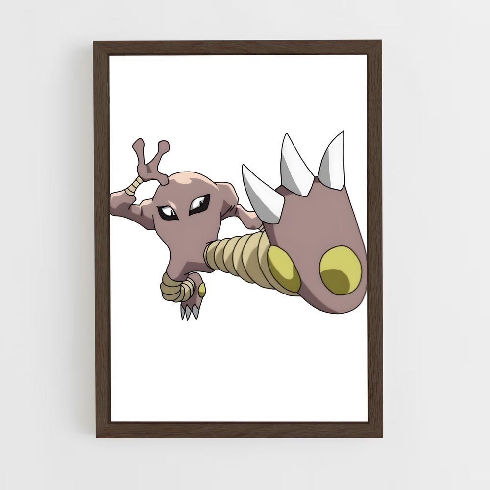 ap-hitmonlee-1 cadre Bois foncé