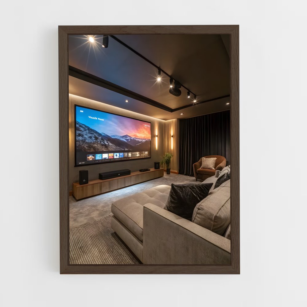 ap-home theater-1 cadre Bois foncé