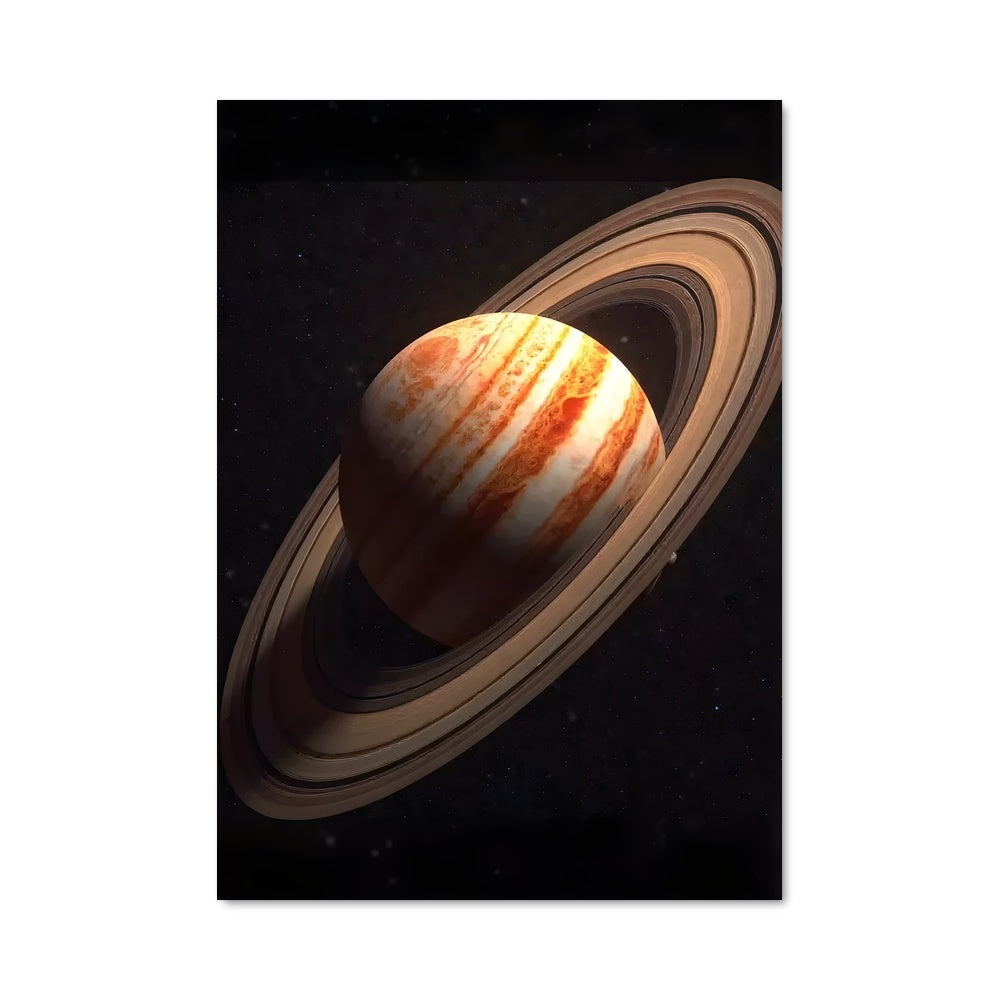 Poster Saturne Éternelle