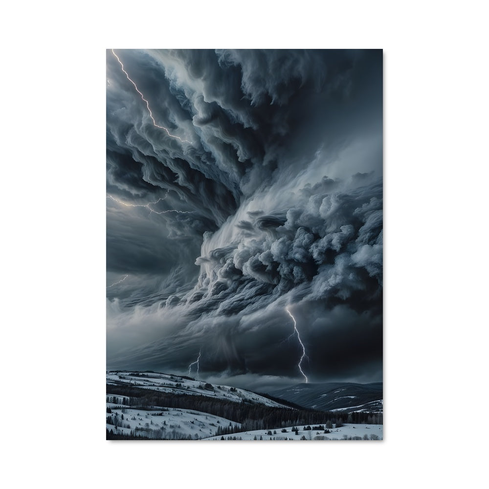 Poster Tempête Enneigée