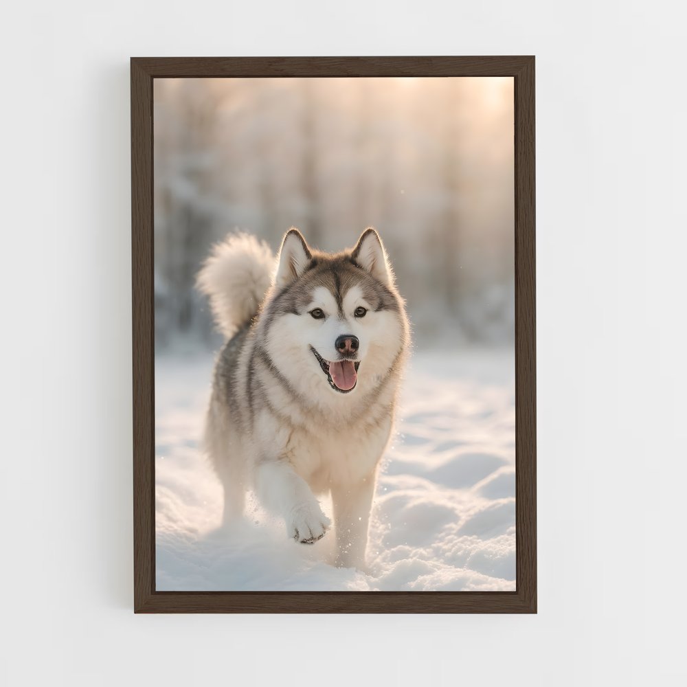 ap-husky-6 cadre Bois foncé
