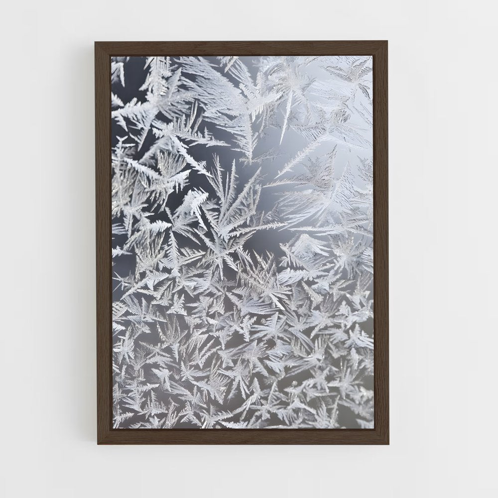 ap-ice crystals-10 cadre Bois foncé
