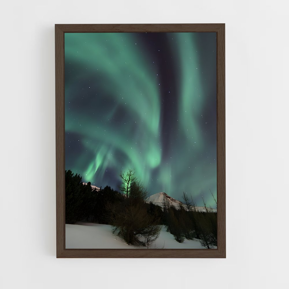 ap-iceland aurora-1 cadre Bois foncé