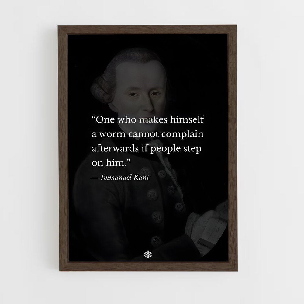 ap-immanuel kant-1 cadre Bois foncé