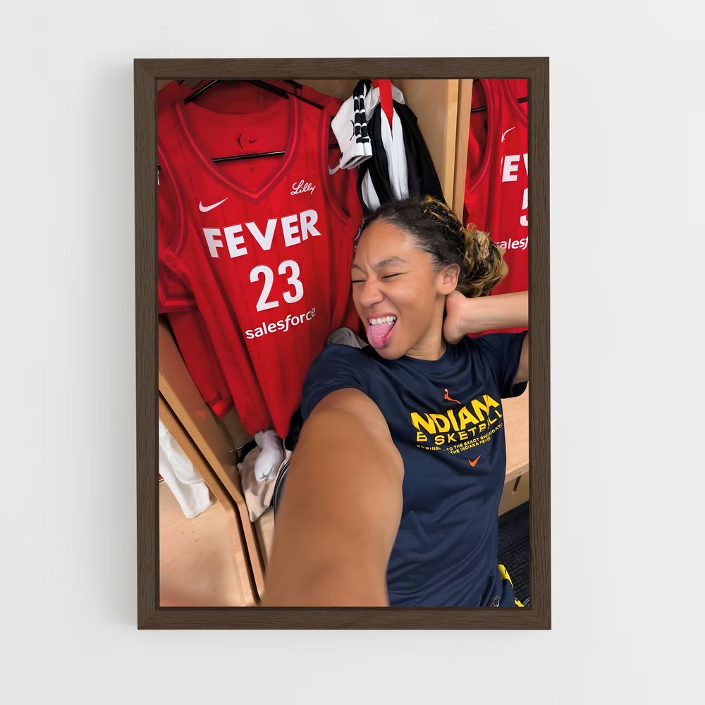 ap-indiana fever-5 cadre Bois foncé