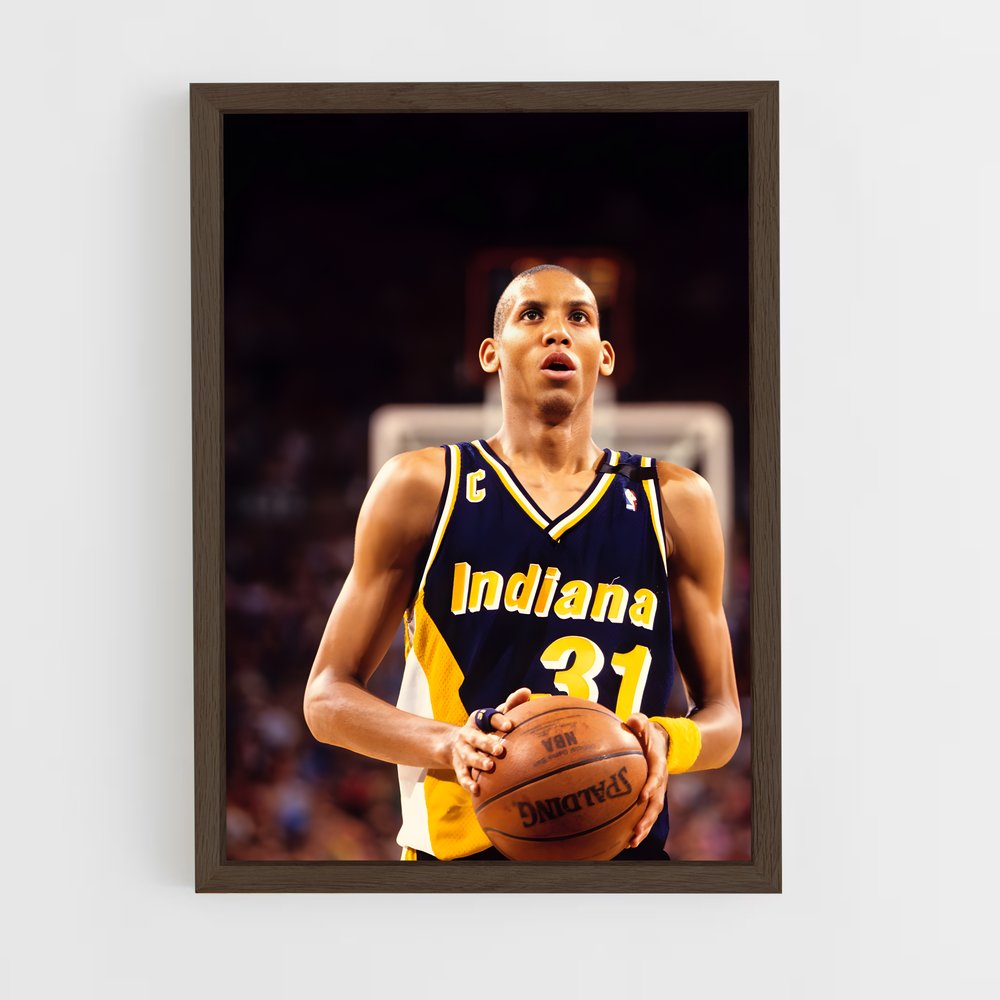 ap-indiana pacers-11 cadre Bois foncé