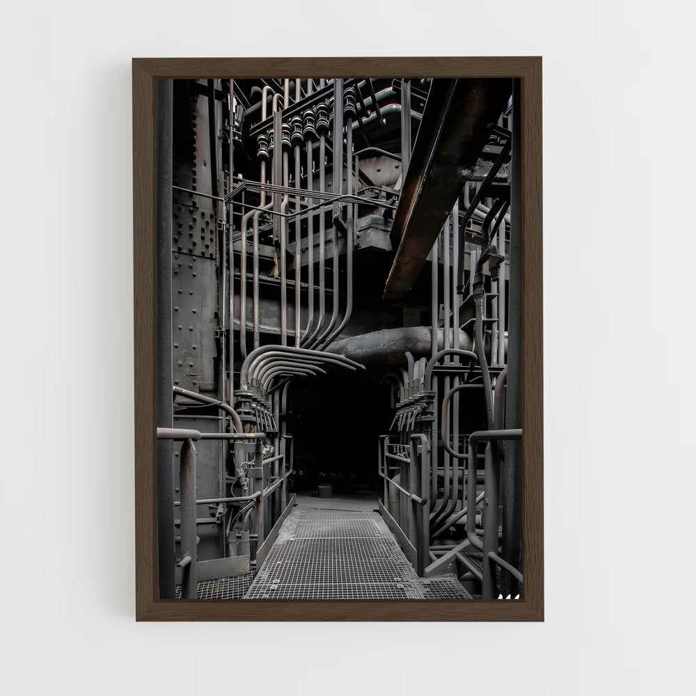 ap-industrial architecture-7 cadre Bois foncé
