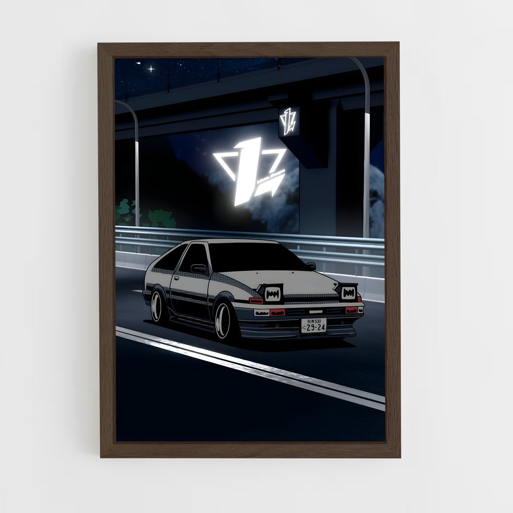 ap-initial d-6 cadre Bois foncé