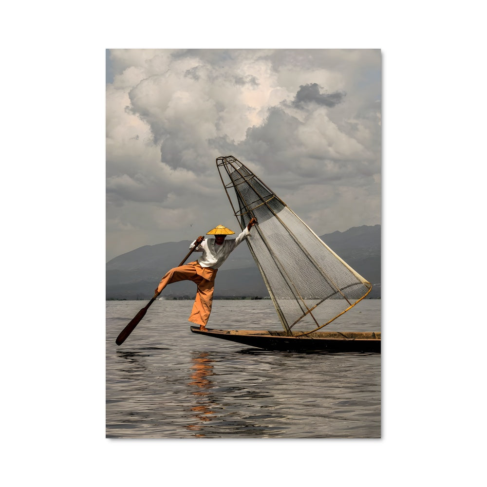 Poster Pêcheur d'Inle