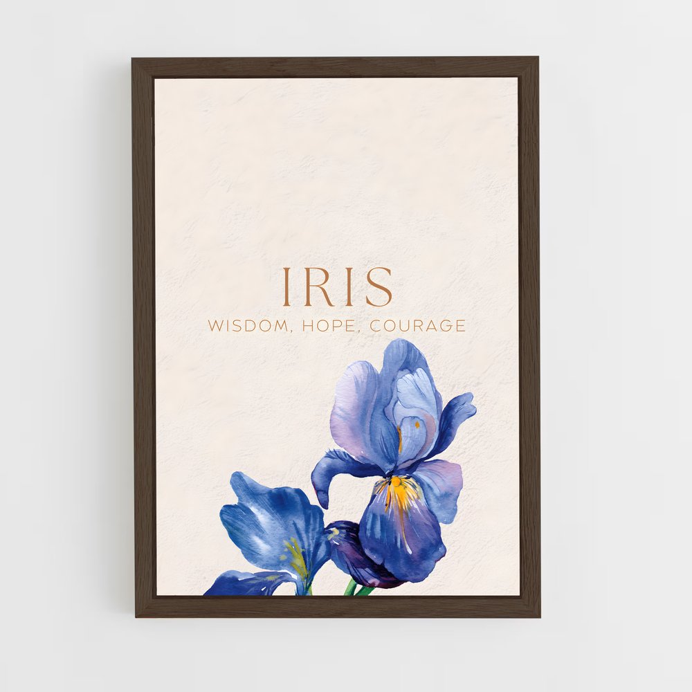 ap-iris-7 cadre Bois foncé
