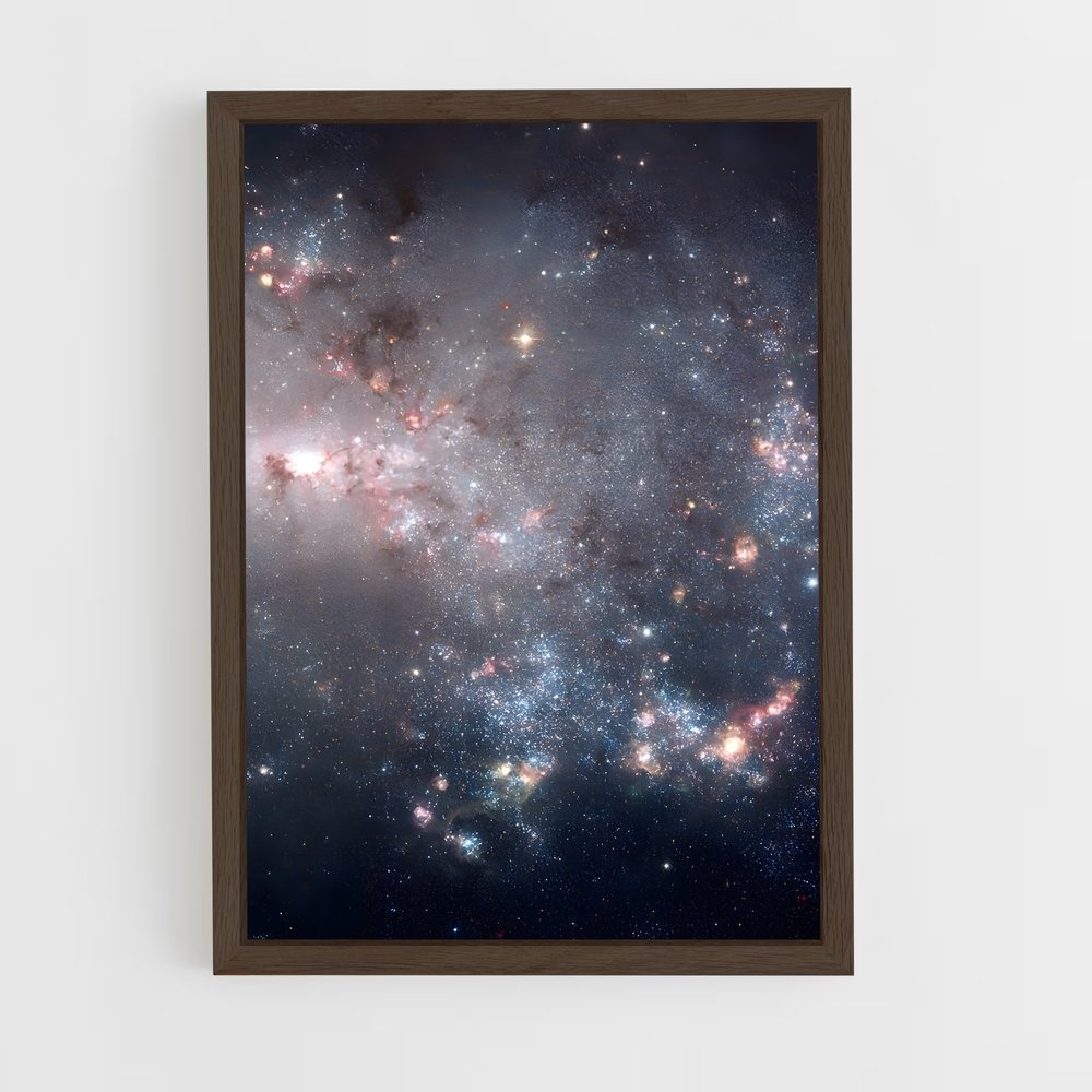 ap-irregular galaxy-1 cadre Bois foncé