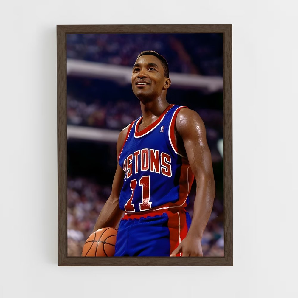 ap-isiah thomas-4 cadre Bois foncé