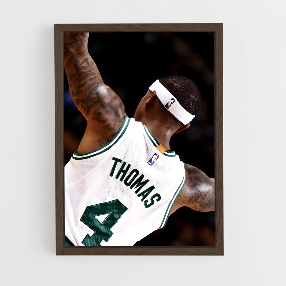 ap-isiah thomas-6 cadre Bois foncé