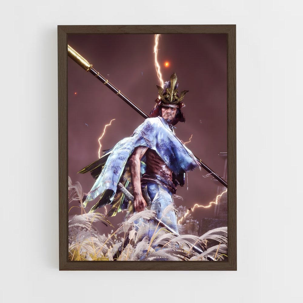 ap-isshin-3 cadre Bois foncé