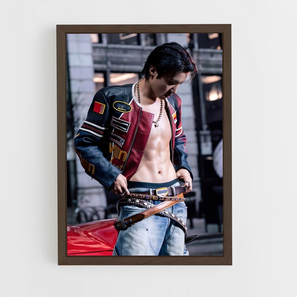 ap-j-hope bts-3 cadre Bois foncé