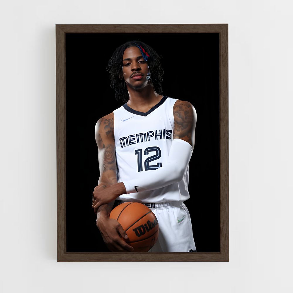 ap-ja morant-10 cadre Bois foncé