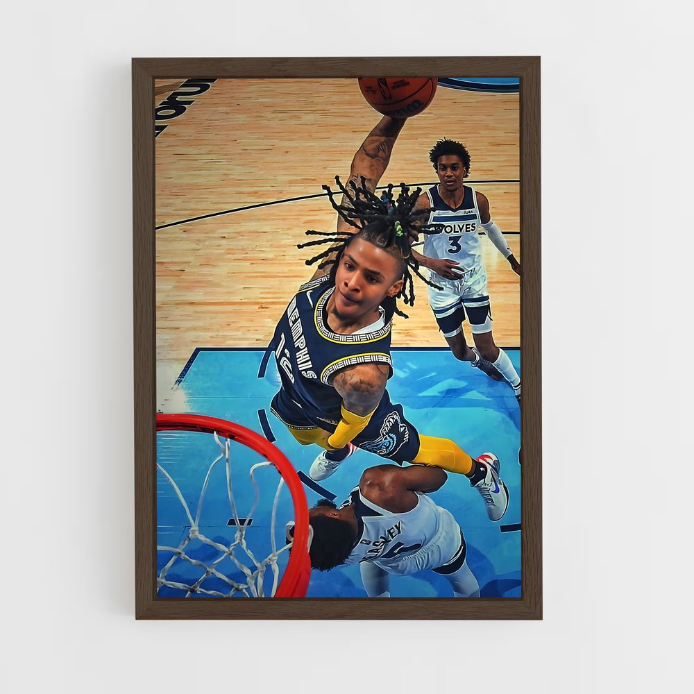 ap-ja morant-9 cadre Bois foncé