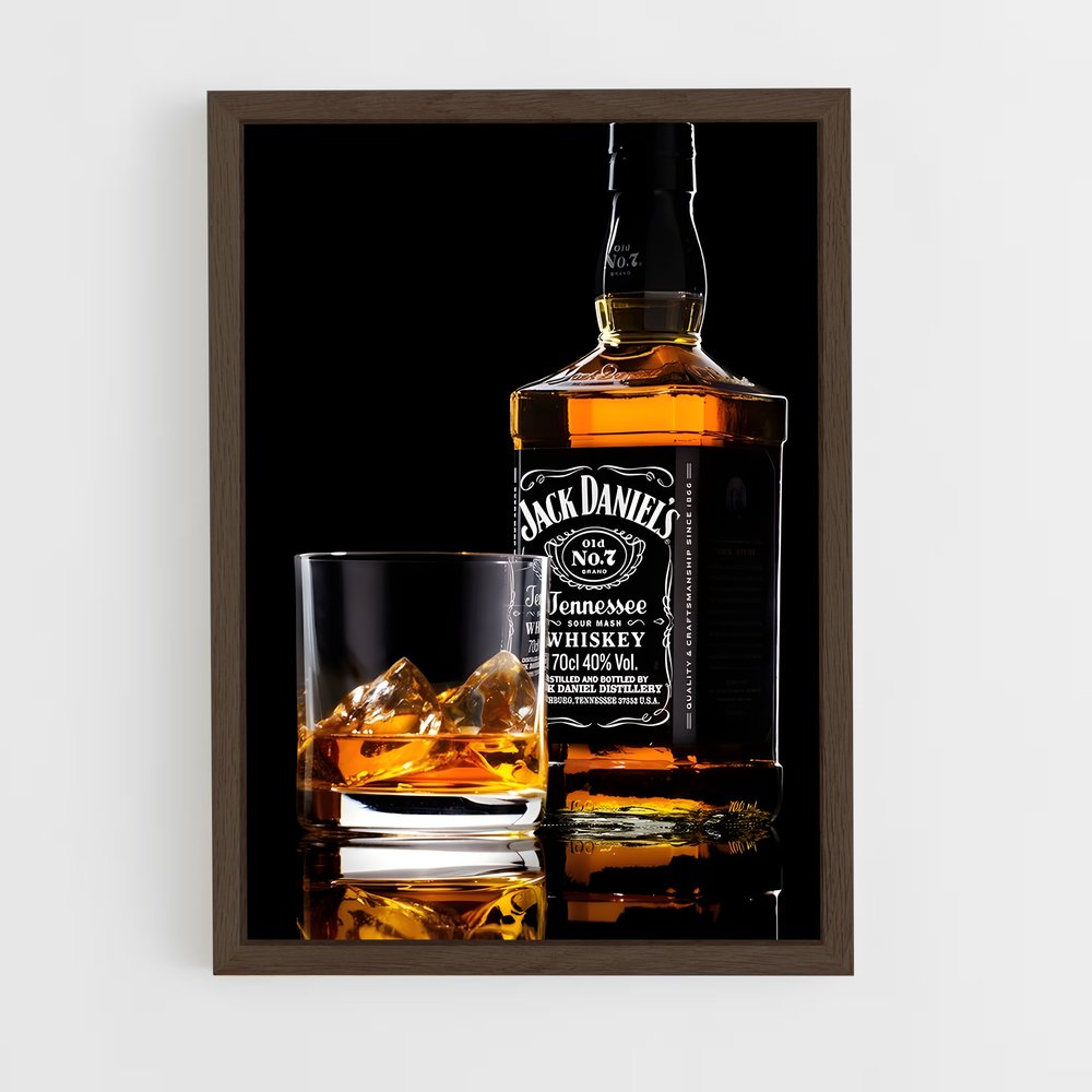 ap-jack daniels-3 cadre Bois foncé