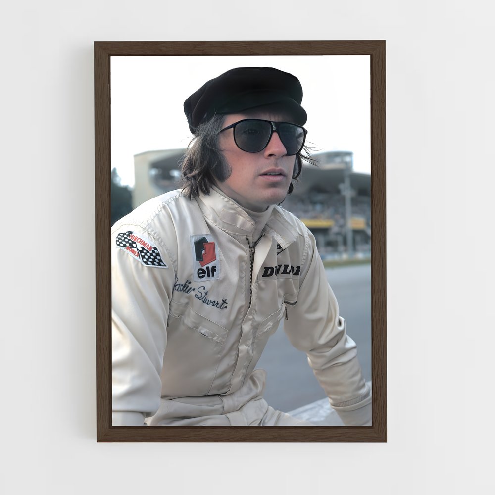 ap-jackie stewart-1 cadre Bois foncé