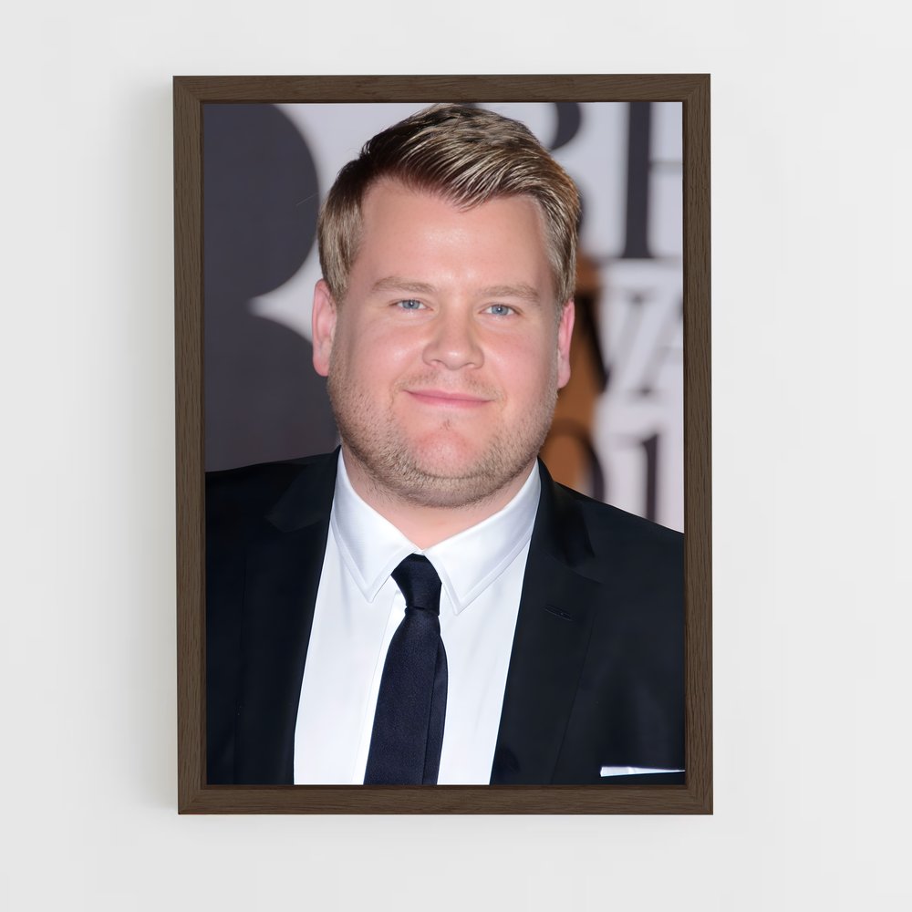 ap-james corden-5 cadre Bois foncé
