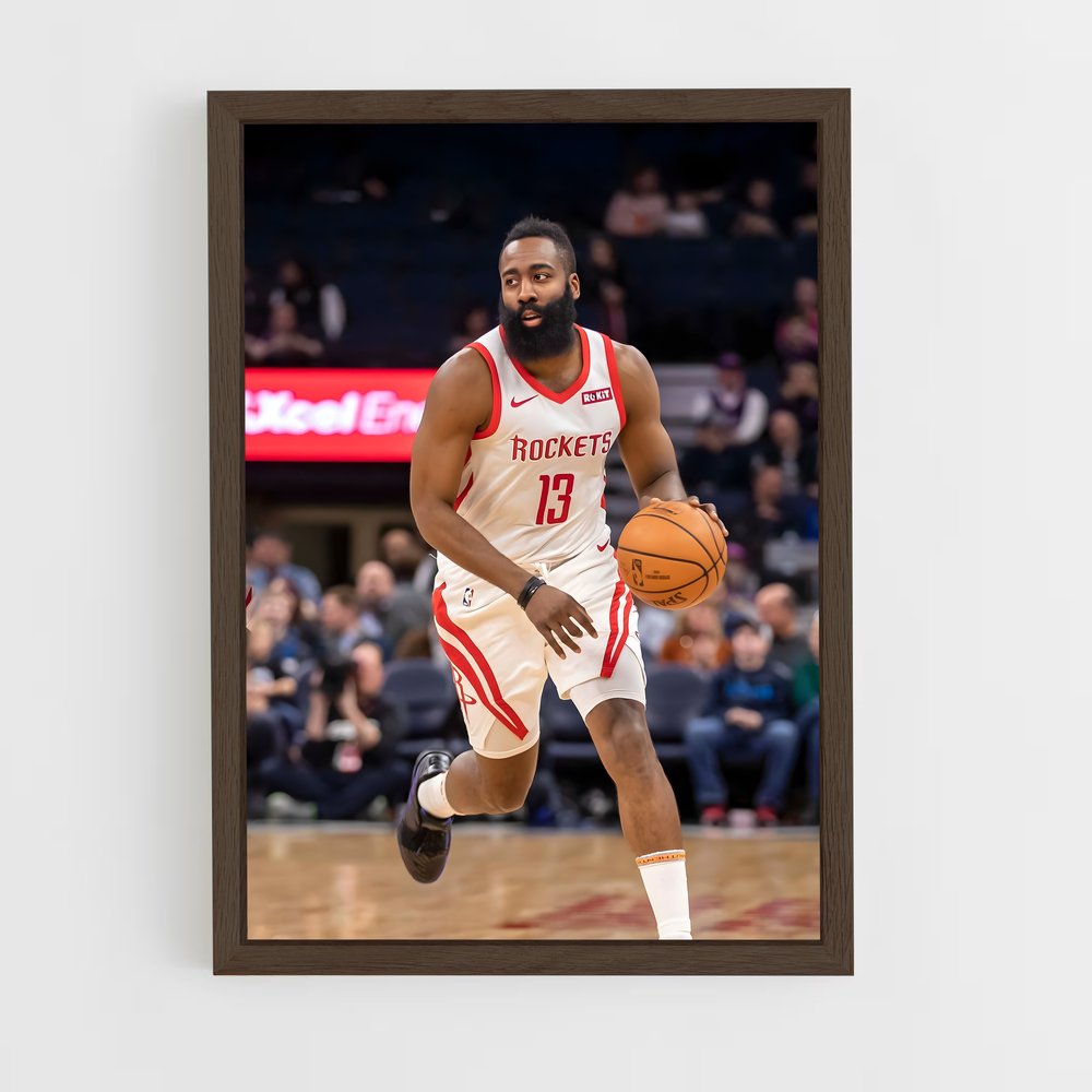 ap-james harden-4 cadre Bois foncé