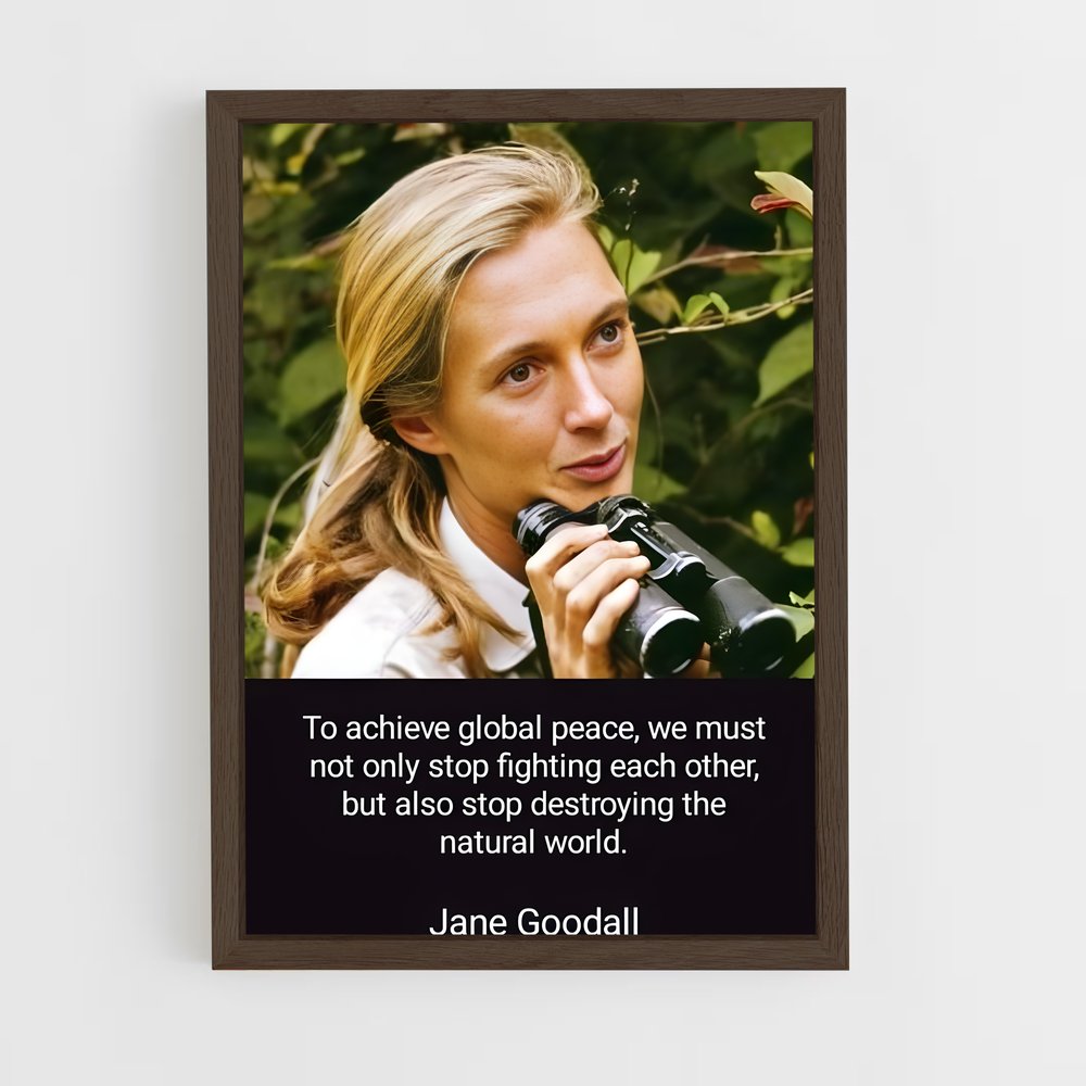 ap-jane goodall-5 cadre Bois foncé