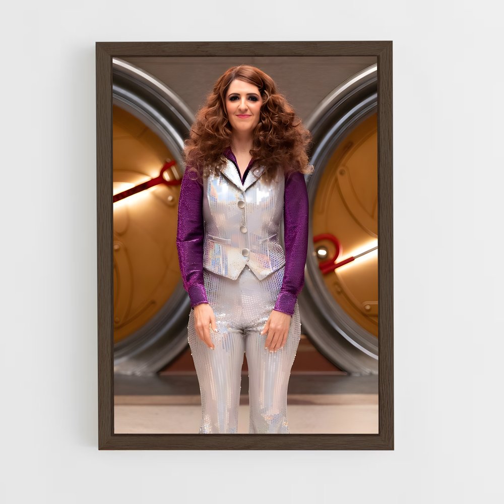 ap-janet good place-1 cadre Bois foncé