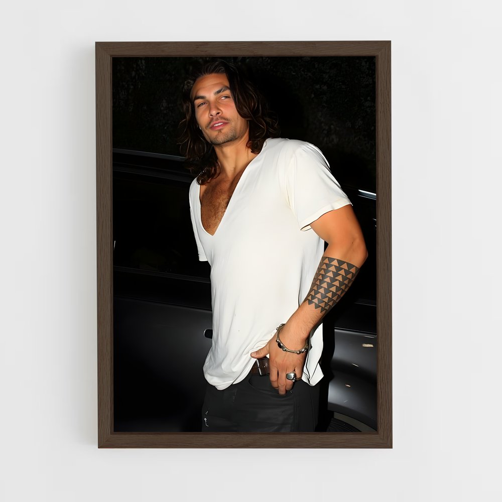 ap-jason momoa-6 cadre Bois foncé